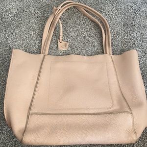 Blush pink botkier leather bag